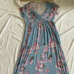 Floral Maternity Dress- 2XL